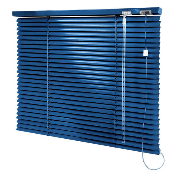 Persiana Horizontal Azul - 1,20m Larg X 2,50m Alt - Alumínio