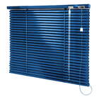 Persiana Horizontal Azul - 1,40m Larg X 1,32m Alt - Alumínio