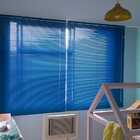 Persiana Horizontal Azul - 1,80m Larg X 1,40m Alt - Alumínio