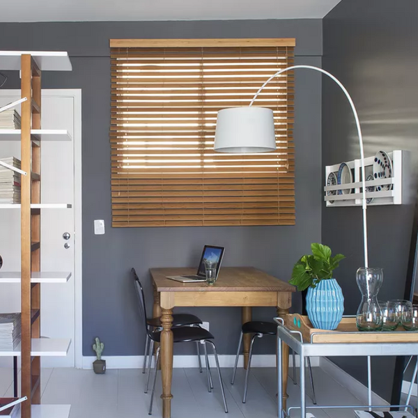 Persiana Horizontal Bambu 50mm 80larg X 80alt (cm) Mel