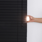 Persiana Horizontal Block PVC Preta 1,80x1,60m Topflex