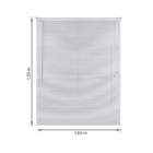 Persiana Horizontal Braga PVC Branca 1,55x1,60m Inspire
