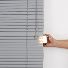 Persiana Horizontal Braga PVC Cinza 1,55x1,40m Inspire