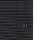 Persiana Horizontal Braga PVC Preta 1,55x0,80m Inspire