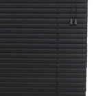 Persiana Horizontal Braga PVC Preta 1,55x1,20m Inspire