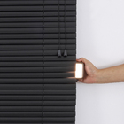 Persiana Horizontal Braga PVC Preta 1,55x1,40m Inspire