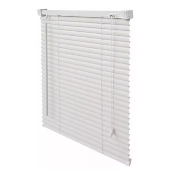 Persiana Horizontal Branca Quarto Escritorio De Pvc 25 Mm