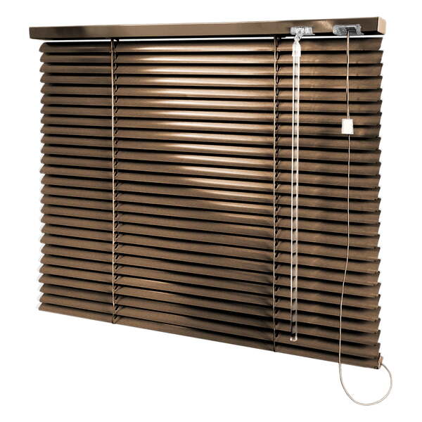 Persiana Horizontal Bronze - 1,60m Larg X 1,60m Alt - Alumíni