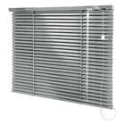 Persiana Horizontal Cinza - 1,00m Larg X 1,50m Alt - Alumínio