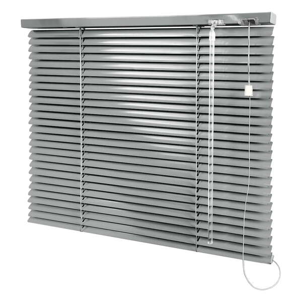 Persiana Horizontal Cinza - 1,80m Larg X 1,60m Alt - Alumínio