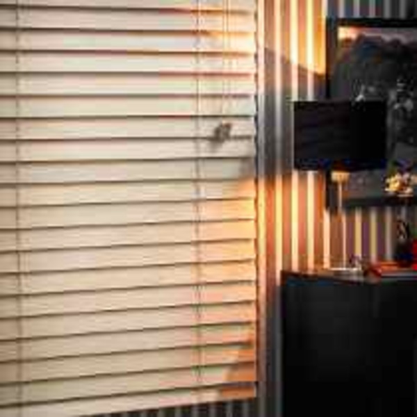 Persiana Horizontal De Bambu 50mm 1,60larg X 1,40alt Pátina