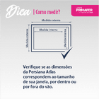 Persiana Horizontal Janela 1,6x1,3m Pvc Atlas - Preta