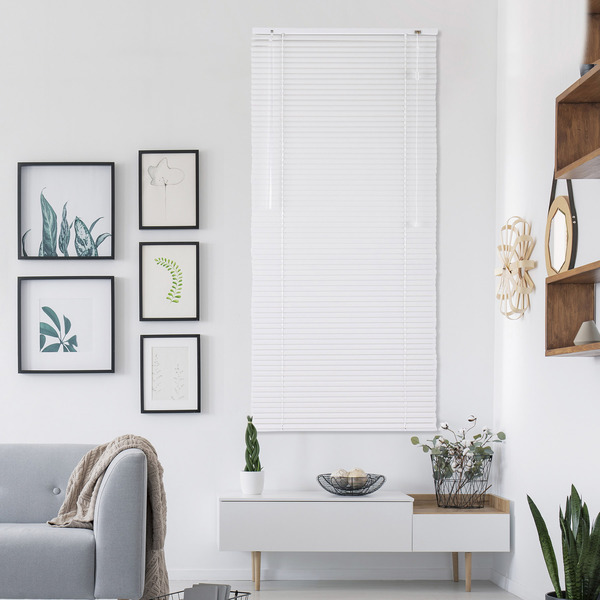 Persiana Horizontal Alumínio Los Angeles Branca 0,80x1,75m Inspire