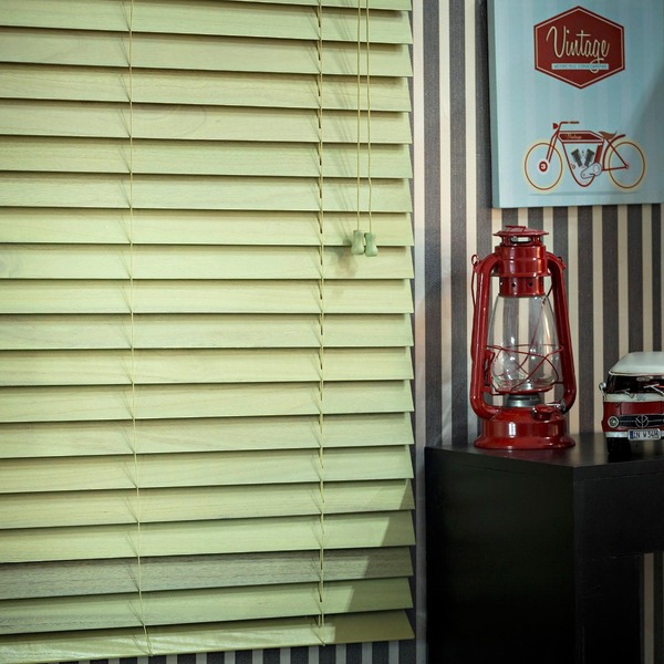 Persiana Horizontal Madeira 50mm 1,40larg X 1,40alt Verde