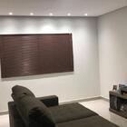 Persiana Horizontal Marrom - 1,90m Larg X 1,50m Alt - Alumíni