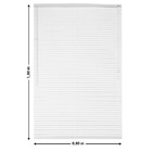 Persiana Horizontal Off Branca 1,30x0,80m