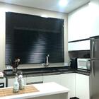 Persiana Horizontal Preta - 1,60m Larg X 1,20m Alt - Alumínio