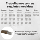 Persiana Horizontal Pvc 25mm Block 100larg X 160alt Branca