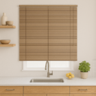 Persiana Horizontal Pvc 25mm Block 100larg X 220alt Café