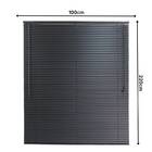 Persiana Horizontal Pvc 25mm Block 100larg X 220alt Preta