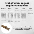 Persiana Horizontal Pvc 25mm Block 120larg X 220alt Café