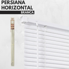 Persiana Horizontal Pvc 25mm Block 240larg X 160alt Branca (2