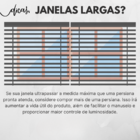 Persiana Horizontal Pvc 25mm Block 80larg X 160alt Café