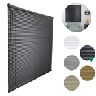 Persiana Horizontal Pvc 25mm Block 80larg X 80alt Preta