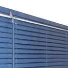 Persiana Horizontal Pvc Azul 80 (l) X 160 (a) Cm Cortina Comp