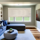 Persiana Horizontal Pvc Bege 100 (l) X 220 (a) Cortina Comple