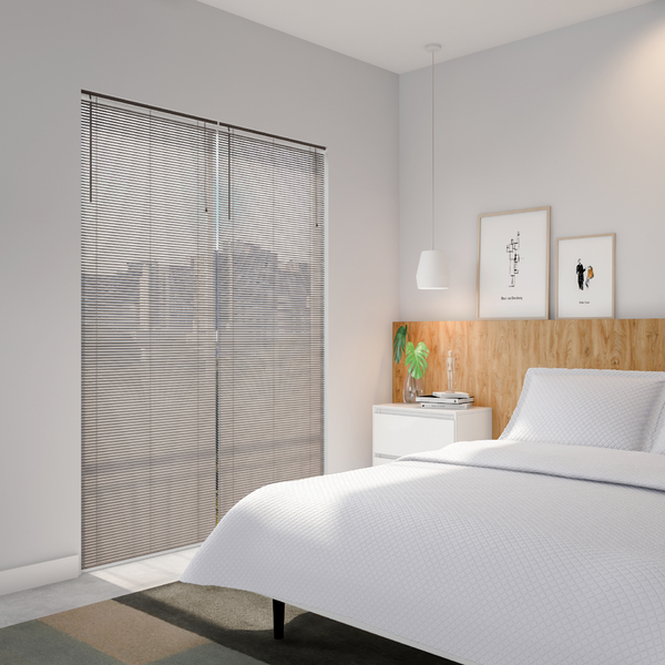 Persiana Horizontal PVC Block Bege 0,80x2,20m