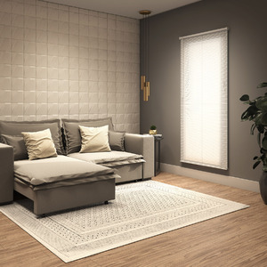 Foto de Persiana Horizontal PVC Block Branca 1,00x2,20m