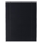 Persiana Horizontal PVC Block Preta 1,40x1,60m