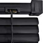 Persiana Horizontal PVC Braga 25mm Preto 1,55x1,4m