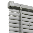 Persiana Horizontal Pvc Cinza 100 (l) X 220 (a) Cortina Compl