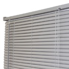Persiana Horizontal Pvc Cinza 100 (l) X 220 (a) Cortina Compl