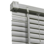 Persiana Horizontal Pvc Cinza 60 (l) X 80 (a) Cortina Complet