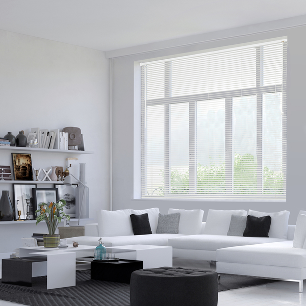 Persiana Horizontal PVC Premier Branca 1,00x2,20m