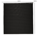 Persiana Horizontal PVC Premier Preta 1,20x1,60m