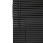 Persiana Horizontal Pvc Preta 100 (l) X 220 (a) Cortina Compl