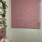 Persiana Horizontal Rosa - 1,50m Larg X 1,80m Alt - Alumínio