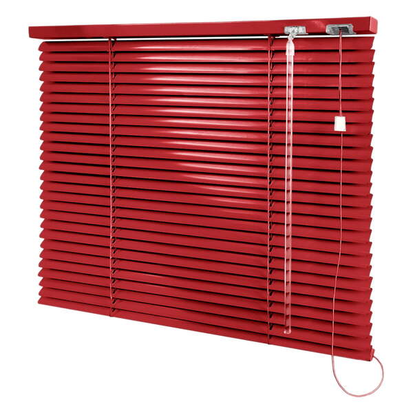 Persiana Horizontal Vermelha - 2,20m Larg X 1,50m Alt - Alumí