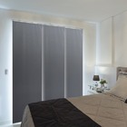 Persiana Painel (1,20lar. X 1,80alt.) Blackout Cinza Escuro