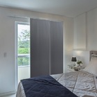 Persiana Painel (1,80lar. X 2,25alt.) Blackout Cinza Escuro