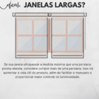 Persiana Pronta Rolô Bambu 100larg X 140alt  Natural