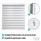 Persiana Pronta Rolo Zebra Semi Blackout 120larg X 150alt Bra