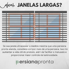 Persiana Pvc Trilho Metálico 120larg X 140alt - Cinza