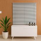 Persiana Pvc Trilho Metálico 160larg X 140alt - Cinza