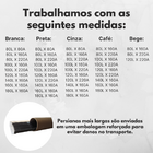 Persiana Pvc Trilho Metálico 160larg X 140alt - Preta