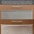 Persiana Pvc Trilho Metálico 180larg X 140alt - Cinza